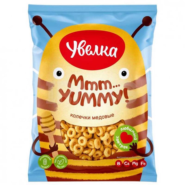 Увелка Колечки медовые 200гр